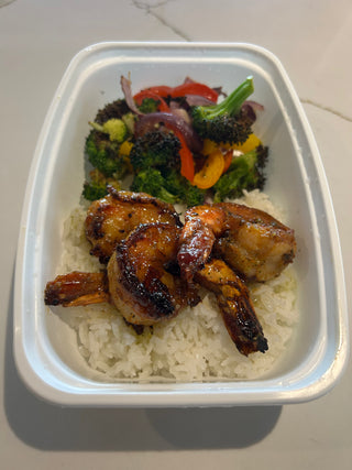 Honey Garlic Shrimp -